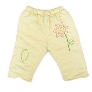 Baby girl's yellow pants sz 12 months